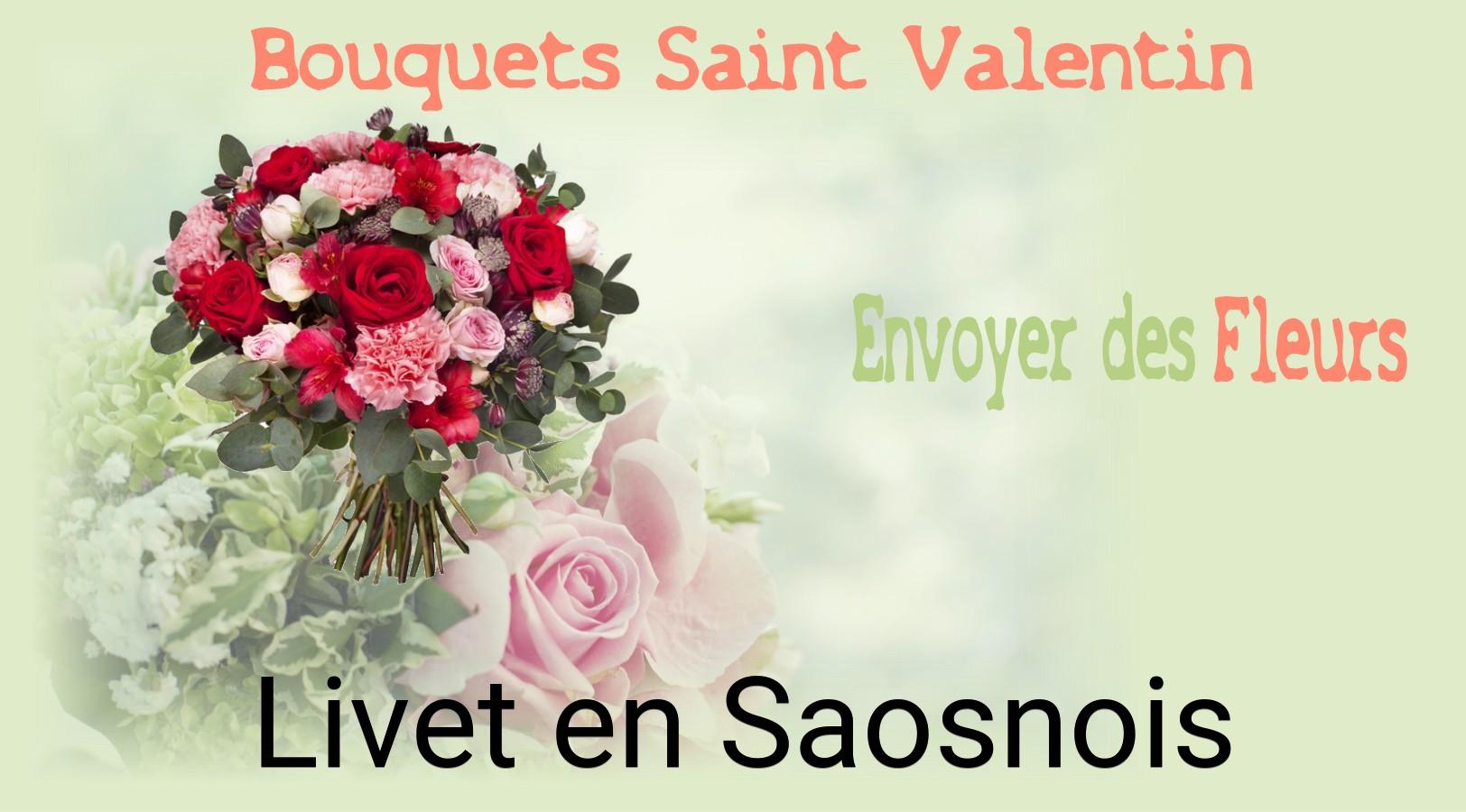 Roses de Saint-Valentin livrées à Livet-en-Saosnois